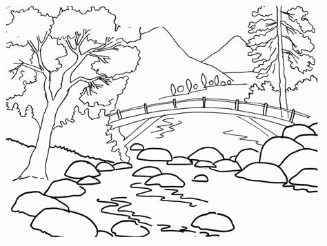 Coloring Pages Landscape - Coloring Home