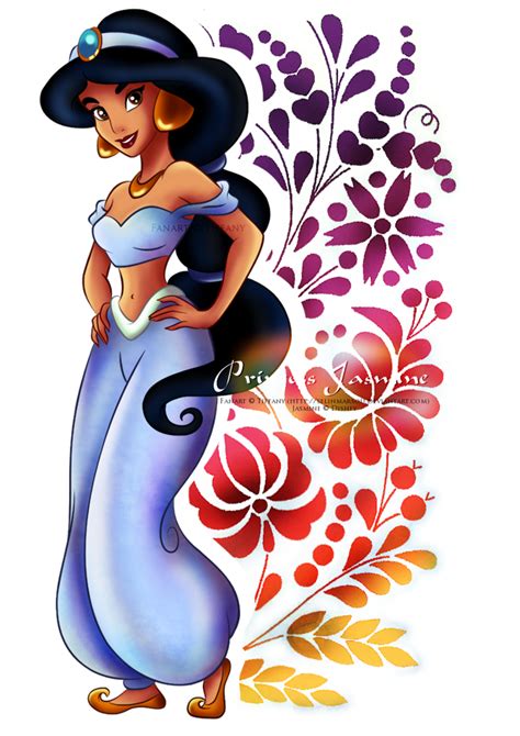 Princess Jasmine Tiffany Aka Selinmarsou Disney Princess Art