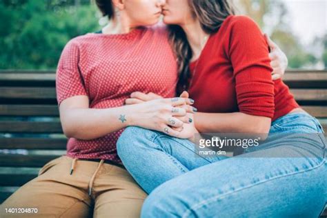 Close Up Lesbian Kiss Photos And Premium High Res Pictures Getty Images