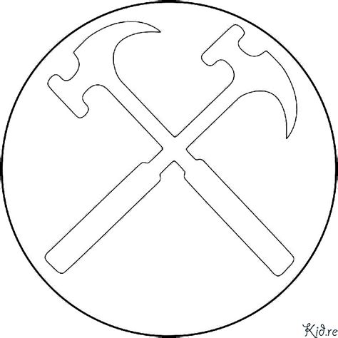 🔨 Hammer Coloring Pages To Print