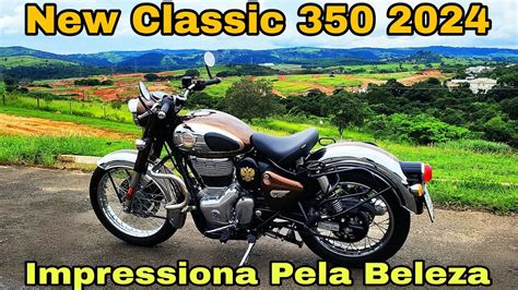 New Classic 350 2024 Royal Enfield Impressionante A Beleza Dessa Moto