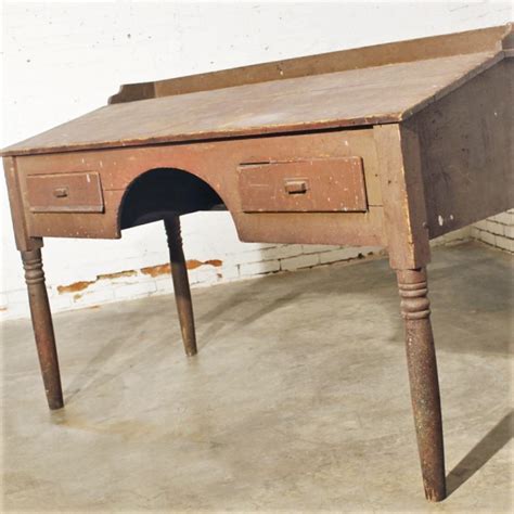 Primitive Wooden Antique Standing Desk Warehouse 414