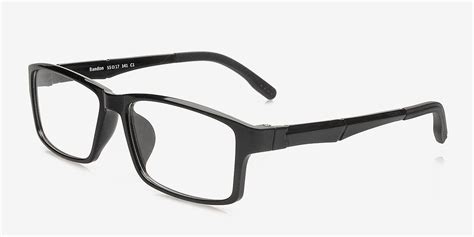 bandon practical yet edgy glossy frames eyebuydirect black glasses frames eyeglasses