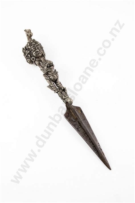 Tibetan 18th Century Phurba Dagger Zother Oriental