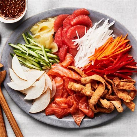 Not 100% authentic, since i usually make it with simple ingredients, i already have at. Prosperity Salad (Yusheng) | Recipe | Food menu, Food ...