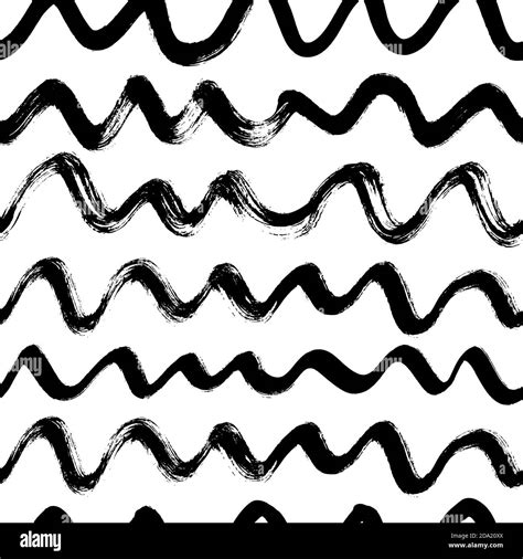 Black And White Lines Continuous Stock Vector Images Alamy