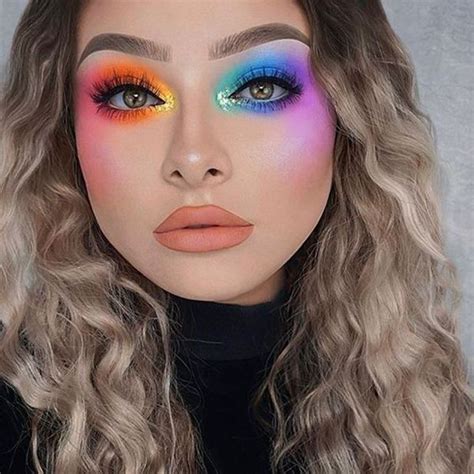 Maquiagem Colorida Rainbow Arco Iris