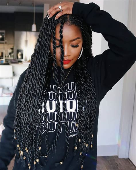 21 Senegalese Twist Hairstyles To Inspire Women Beautiful Dawn Designs