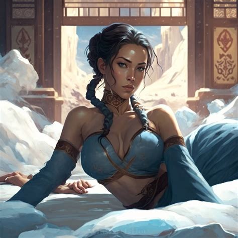 Katara In A Master Bedroom Southern Water Tribe By Aiartworkhouse On Deviantart