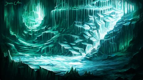 Ice Cave By Atthespeedof On Newgrounds