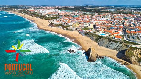 Santa Cruz 🏖️ Beach Aerial Praia De Santa Cruz Torres Vedras 4k