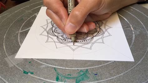Mandala Drawing Time Lapse Video Youtube