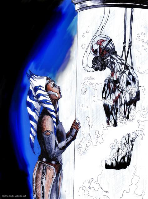 10 Heartbreaking Pieces Of Darth Vader And Ahsoka Tano Fan Art Star