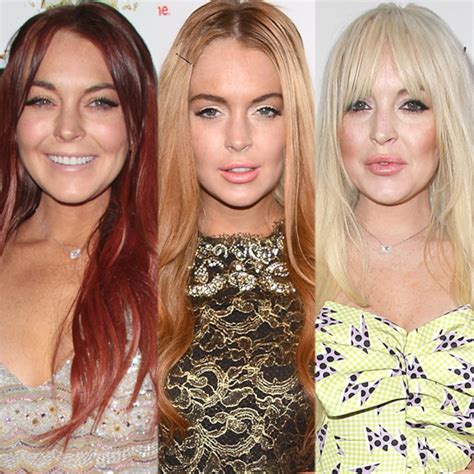 Lindsay Lohan Goes Redhead Again
