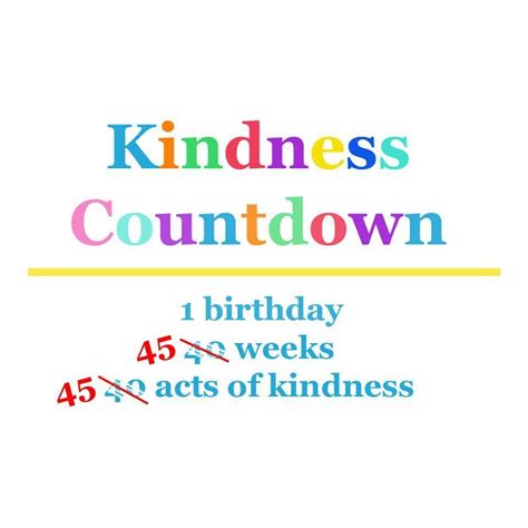 Kindness Countdown