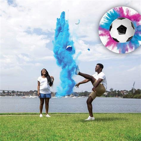 Gender Reveal Soccer Ball Blue Party Expert