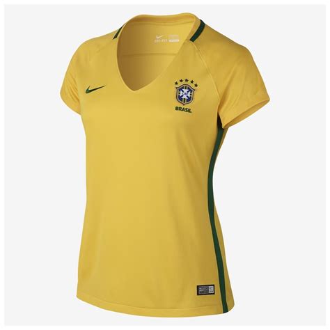 Camisa da seleção da rússia oficial i adidas 2012/2013 m. Camisa Seleção Brasileira I Home - Torcedor Feminina