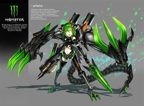 Monster Energy Anime Girls Gia Wallpapers Hd Desktop And Mobile
