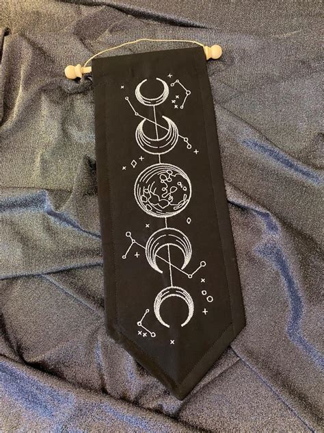 Moon Phase Celestial Banner Pennant Space Banner Eventeny