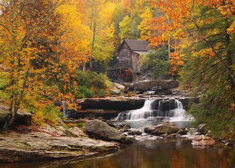 Glade Creek Grist Mill Fall Photograph By Harold Rau Fine Art America