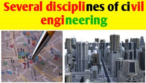 What Are Different Branches Of Civil Engineering Civil Sir