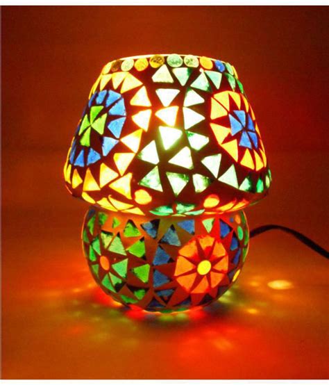 Shop our best selection of up to 12 in. Susajjit Decorative Table Lamp Mosaic Night Lamp Shade 13 Glass Table Lamp - Pack of 1: Buy ...