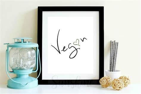 vegan vegan print vegan sign printable wall decor wall art instant dowtnload printable
