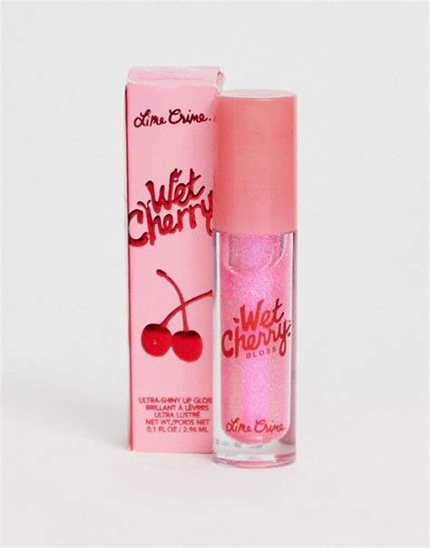 Lime Crime Wet Cherry Glosses Juicy Cherry Asos Lip Gloss Lip