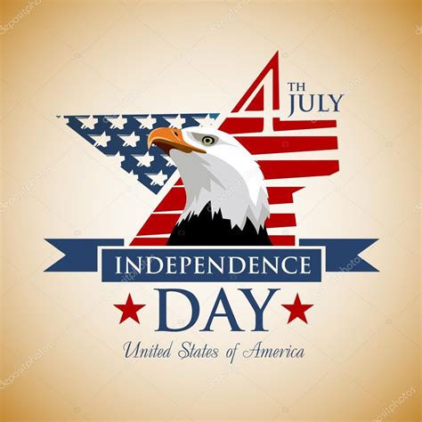 Usa Independence Day 4th July Stock Vector Image By ©ravenro 116880166