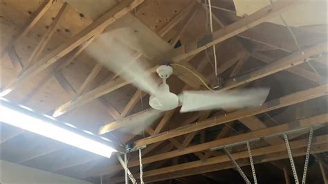 Hampton Bay Industrial Ceiling Fan Youtube