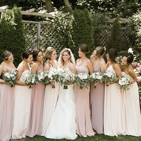 Check out our bridal shower dress selection for the very best in unique or custom, handmade pieces from our dresses shops. Blush & Ivory bridesmaids dresses | bridal party photos | #bridetribe #seattleweddingph ...
