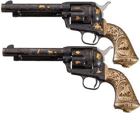 Two Exhibition Quality 1st Gen Colt Saa Revolvers Rock Island Auction