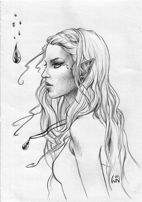 Voe Elf By Wictorian Art On Deviantart Elf Drawings Elf Art Fantasy