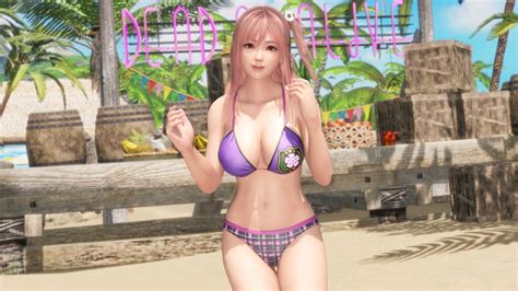 honoka doa dead or alive dead or alive 6 tecmo highres official art 1girl 3d beach