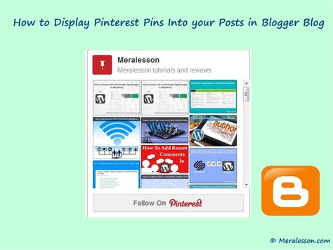 How To Display Pinterest Pins Into Your Posts In Blogger Blog