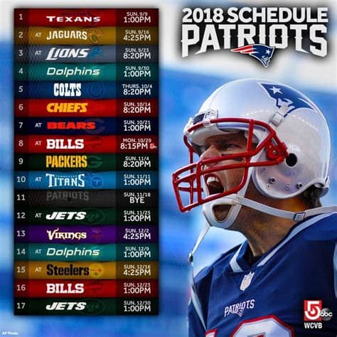 The patriots' 2020 schedule is a challenging one for a team in transition. 2018 #Patriots #NFL schedule released. Here's the path to ...