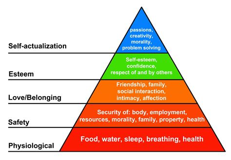 Pyramide De Maslow Que Retrouve T On Dans La Pyramide Préférée Des