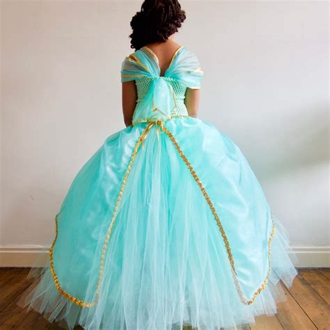 Disney Princess Jasmine Inspired Costume Dress Party Prom Etsy