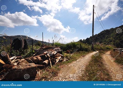 Local Village Dirt Road Mountain Royalty Free Stock Image Image 20149586