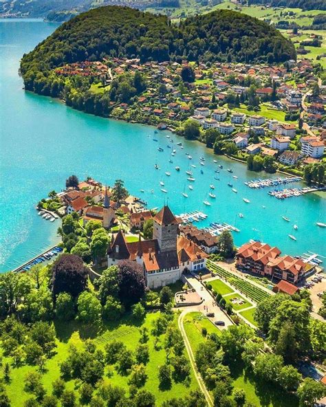 Spiez Switzerland 🇨🇭 Spiez Switzerland Vacation Beautiful Places