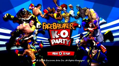 Facebreaker Ko Party Wii Gameplay Youtube