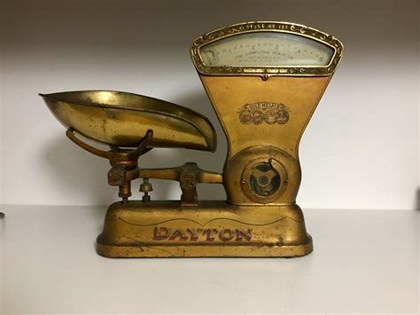 Vintage Iron And Brass Scale From Dayton 1920s For Sale At Pamono