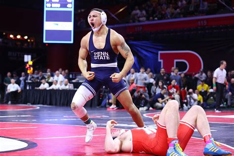 Penn State Wrestling Takes Fourth At Big Ten Championships Black Shoe