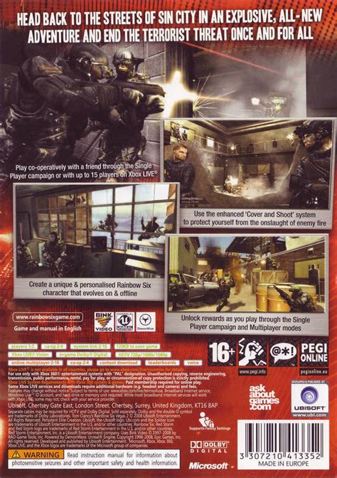 Tom Clancys Rainbow Six Vegas 2 Xbox 360 Skroutzgr