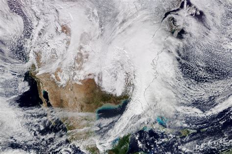 Nasa Releases Image Of Us Deadly Winter Storm From Space