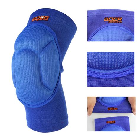 1Pair Thicked Football Volleyball Extreme Sports Ski Knee Pads Fitness