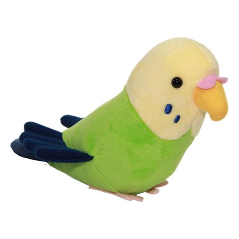 Parakeet Plush Doll Cute Birds Collection Stuffed Animal Toy Green
