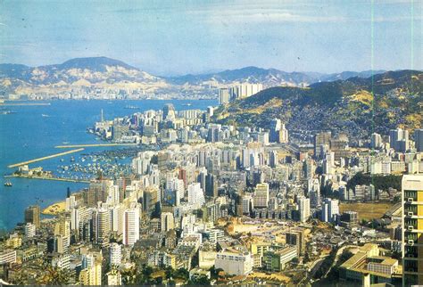 Collect Roc Hong Kong Vintage Postcard The Birds Eye View Of Eastern