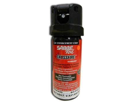 Sabre Red Pepper Spray Mk 2 Crossfire 14oz Stream Oc Spray Ebay