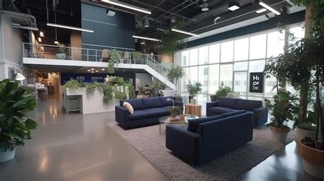 Premium Photo The Facebook Headquarters Office Is A Dynamic And